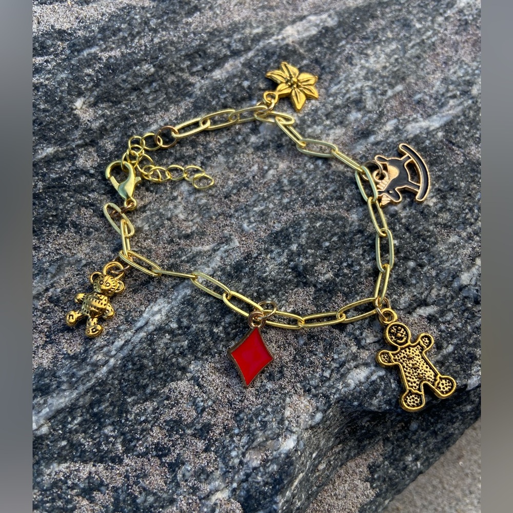 Christmas Charm Bracelet- Handmade